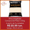 Alho congelado Campos Del Plata 1,05kg