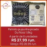 Palmito pupunha picado Du Ross 1,8kg