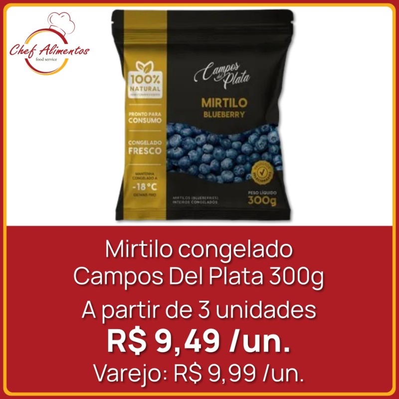 Mirtilo congelado Campos Del PLata 300g