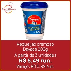 Requeijão cremoso Davaca 200g