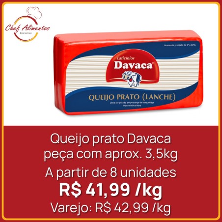 Queijo prato Davaca