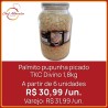 Palmito pupunha picado TKC Divino 1,8kg
