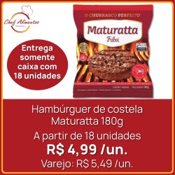 Hambúrguer de costela Maturatta 180g