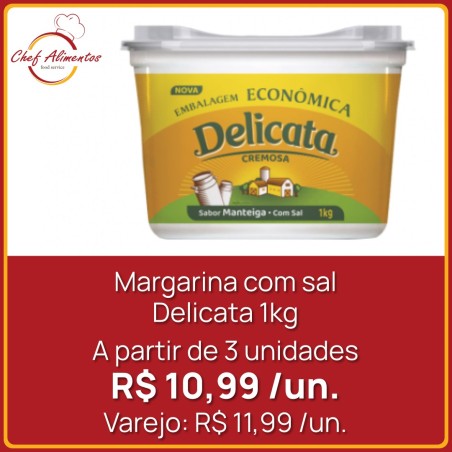 Margarina com sal Delicata 1kg
