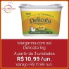 Margarina com sal Delicata 1kg