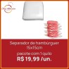 Separador de Hambúrguer 15 x 15 cm 1 kg