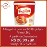 Margarina com sal 60% lipídeos Primor 3kg