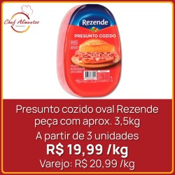 Presunto cozido oval Rezende