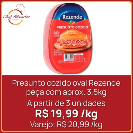 Presunto cozido oval Rezende