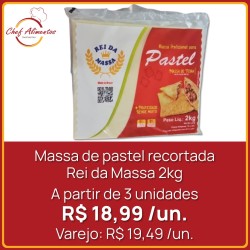 Massa de pastel recortada Rei da Massa 2kg