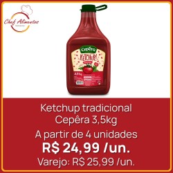Ketchup Tradicional Cepêra 3,5 kg