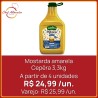 Mostarda amarela Cepêra 3,3kg