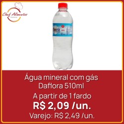 Água Mineral com Gás Daflora 510ml
