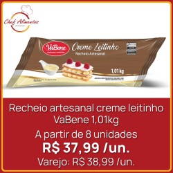 Recheio artesanal creme leitinho 1,01kg