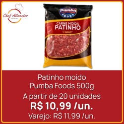 Patinho moído Pumba Foods 500g