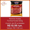 Patinho moído Pumba Foods 500g