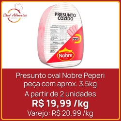 Presunto cozido oval Nobre Peperi