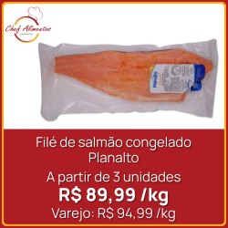 Filé de salmão congelado Planalto