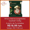 Alhos inteiros congelados Qualieat 1,2kg