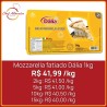 Mozzarella fatiado Dália 1kg