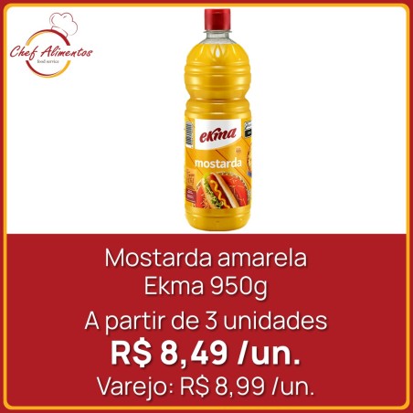Mostarda amarela Ekma 950g