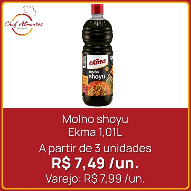 Molho shoyu Ekma 1,01L