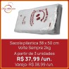 Sacola plástica 38 x 50 cm Volte Sempre 2kg